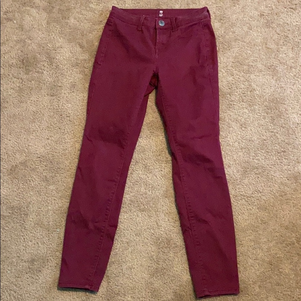 SO maroon jeans